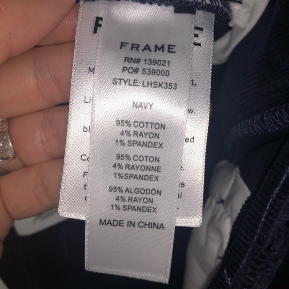 Brand new Frame navy corduroy jeans - Picture 7 of 7